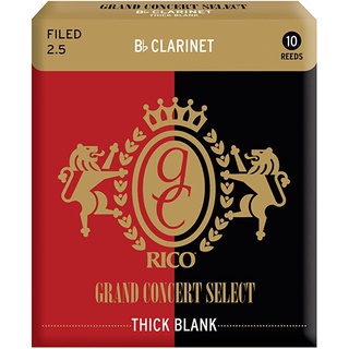 Rico Grand Concert Select Thick Blank Clarinet Reeds ลิ้นคลาริเนทริโก้แกรนด์คอนเสิร์ตเซเลค (1ลิ้น)