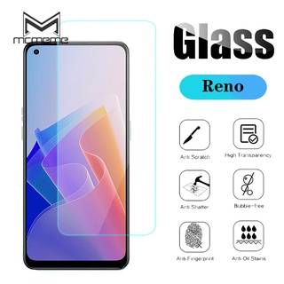 ฟิล์มโทรศัพท์มือถือ วัสดุแก้ว ปกป้องหน้าจอ สำหรับ ออปโป้ รีโน่ OPPO Reno 8T 8 5G 8 Lite 8Z 7 7Z 6Z 6 5 4 3 Pro 5G 10X ACE 2 F 2Z 2F A95 A16 A16K A94 A15 A15s F11 Pro A5s A3s Reno6 Z