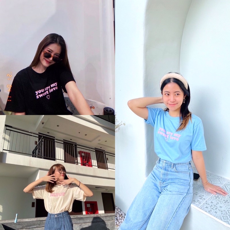 29decem- เสื้อยืดลาย you are my sweet love