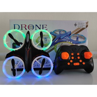 DRONE XXD158 โดรนจิ๋วบังคับด้วยรีโมท  มีไฟเรืองแสง แข็งแรงมาก