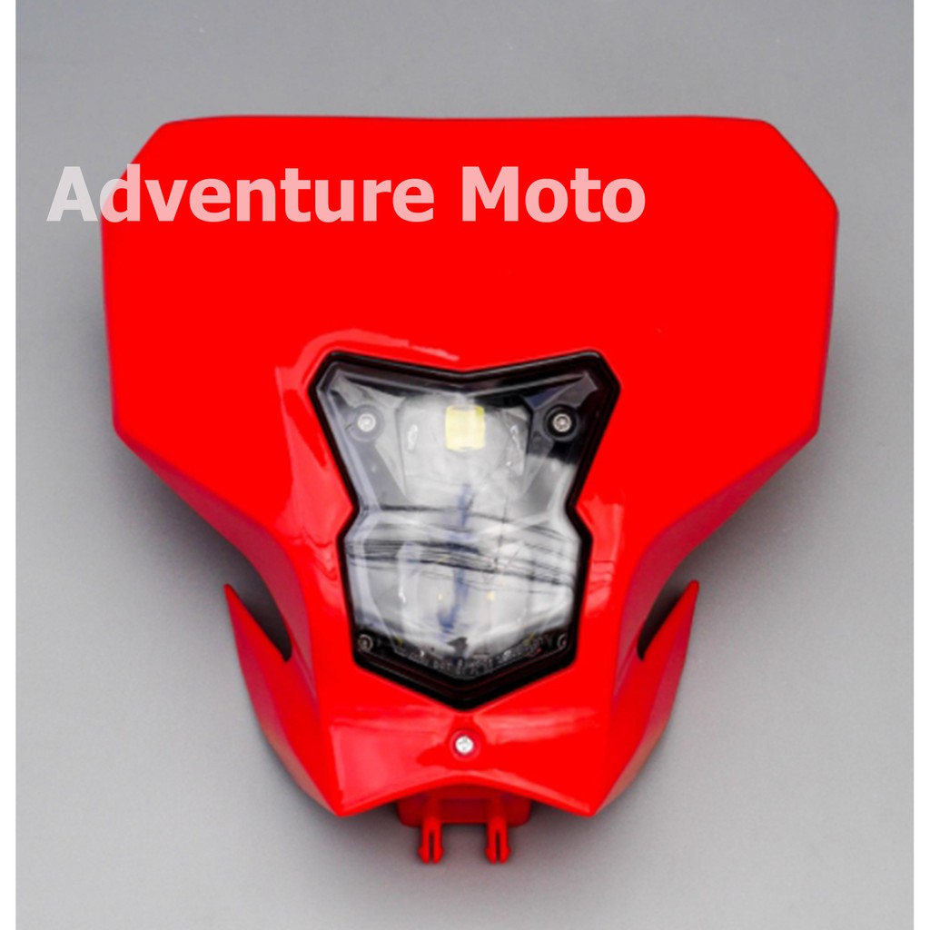 หน้ากาก รถจักรยานยนต์วิบากHONDA CRF450L CRF450XR CRF 450L 450XR 2019 2020 มีไฟ สามารถดัดแปลงใส่ได้หล