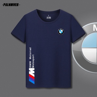 BMW BMW พิมพ์ Che Youhui เสื้อผ้าแขนสั้นเสื้อยืด Overalls 4S Shop ปรับแต่ง Auto Show Tooling ครึ่งแขน Men