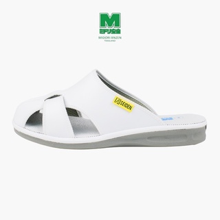 Midori Anzen รองเท้ากันไฟฟ้าสถิตย์ รุ่น Elepass Cool N Light สีขาว /Anti-Static Work Shoe Elepass Cool N Light White