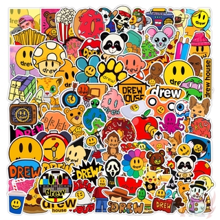 ❉ Drew House - Justin Bieber Fashion Brand สติ๊กเกอร์ ❉ 100Pcs/Set Waterproof DIY Decals Doodle สติ๊กเกอร์