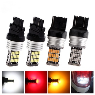 ไฟเลี้ยวถอยหลัง LED แคนบัส 3157 1156 1157 T20 7440 7443 3156 4014 45 SMD สีเหลืองอําพัน แดง ขาว สําหรับจอดรถยนต์ 2 ชิ้น