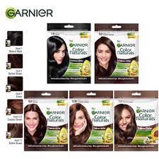 GARNIER การ์นิเย่ คัลเลอร์ แนทเชอรัลส์ ครีมเปลี่ยนสีผม แบบซอง 30 กรัม