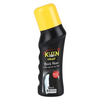 ผลิตภัณฑ์เกี่ยวกับเท้า น้ำยาทารองเท้า KLEEN SHOES Quick Shine สีดำ 75 มล. ของใช้ส่วนตัว ของใช้ภายในบ้าน LIQUID WAX SHOE