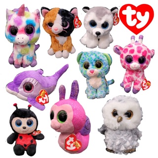 ตุ๊กตาตาโต ตุ๊กตาทีวาย ty beanie boos ขนาด 6 นิ้ว (15 Cm.)