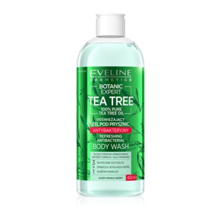 EVELINE BOTANIC EXPERT TEA TREE OIL REFRESHING BODY WASH ANTIBACTERIAL, 400ML