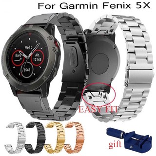 สายสเตนเลส Garmin fenix 5X 6X 3 3HR 7 และอื่นๆ ขนาด 26 มิลลิเมตร