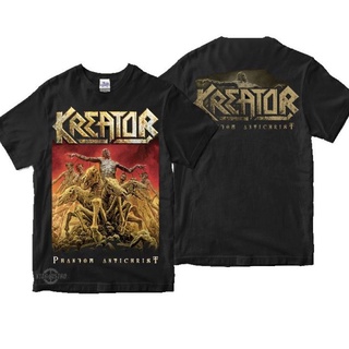 เสื้อยืด พิมพ์ลาย kreator 2 PHANTOM OF ANTICHRIST พรีเมี่ยม สําหรับผู้หญิงสามารถปรับแต่งได้