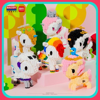 เลโก้นาโนไซส์ XL - LP 210588-210589 / Balody 18186-18200 Tokidoki Unicorno