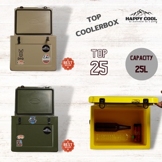 กระติกน้ำแข็ง ถังน้ำแข็ง Cooler box Premium Grade รุ่นTOP 25 ขนาดจุ 25 ลิตร เก็บความเย็น 12-48 ชม.