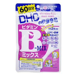 Vitamin B-mix 60 Day DHC-Supplement วิตามินบีรวมป้องกันการเกิดสิว ลดปัญหาสิวเสี้ยว สิวอุดตัน ผดผื่นบนใบหน้าได้ดี ช่วยให้