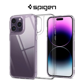 Spigen iPhone 14 Pro เคสควอตซ์ไฮบริด พร้อมกระจกนิรภัย กันตกด้านหลัง