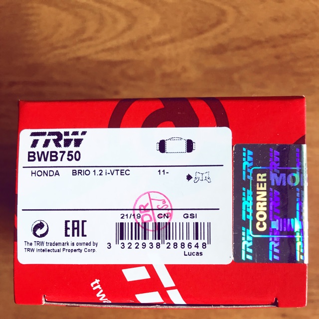 กระบอกเบรคหลัง HONDA BRIO AMAZE 14-18 1.2L 5/8” LH/RH