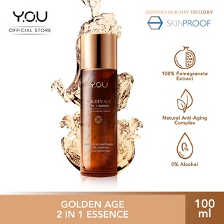 Y.O.U Golden Age 2 in 1 Essence 100 ml. ช่วยผลัดเซลล์ผิวและเติมความชุ่มชื้นให้กับผิว