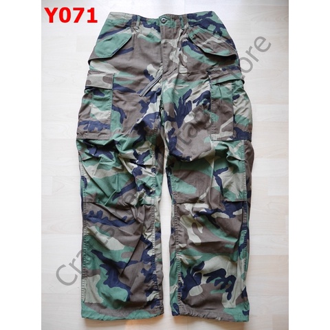 Woodland camo M-65 field pants