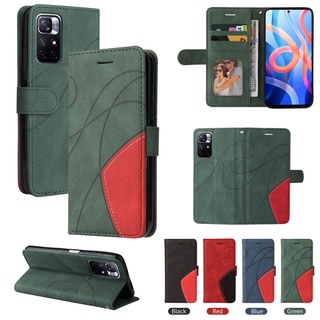 Case for Xiaomi Redmi Note 11 5G / Note 11T 5G / POCO M4 Pro 5G SS เคสโทรศัพท์มือถือหนัง สําหรับ