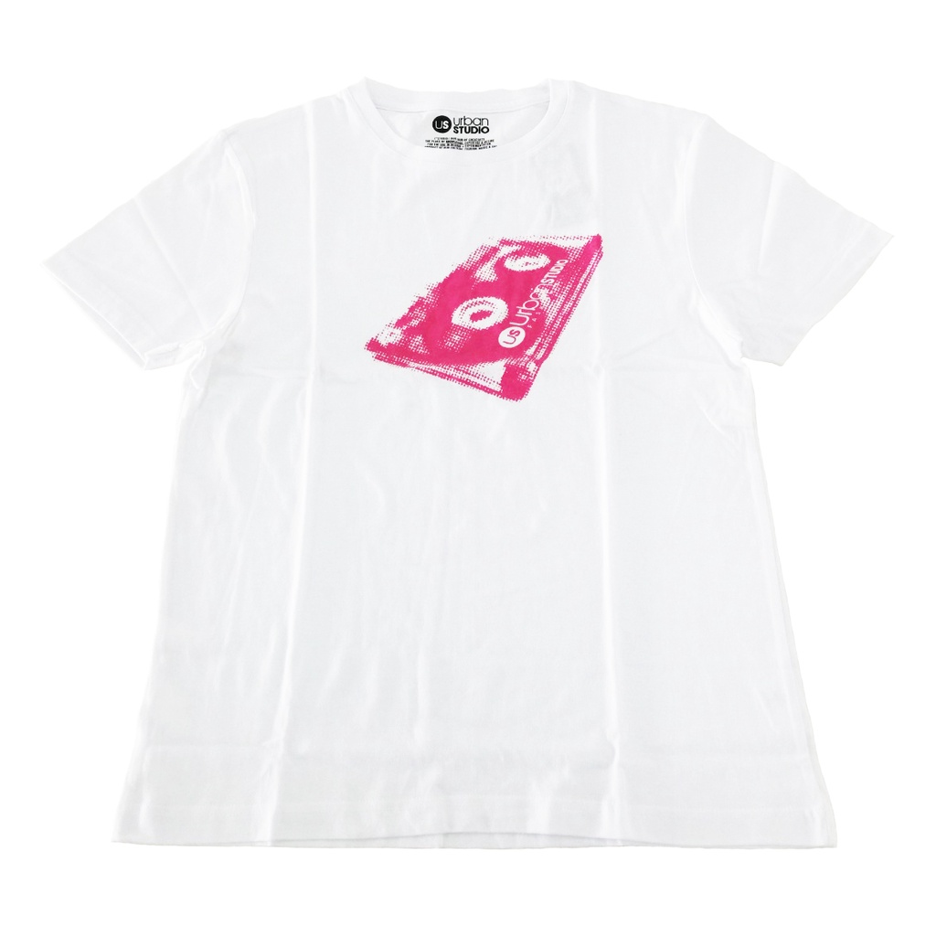 3 ลายคลาสสิก!!! เสื้อยืดคอกลม ผู้ใหญ่ URBAN STUDIO 100% Cotton เสื้อยืดคอกลม แขนสั้น สกรีนลาย Tape Cassette
