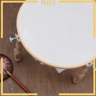 [Perfk] ขาตั้งไม้สําหรับเย็บปักถักร้อย 4 ชิ้น