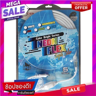 ไฟเส้น LED RACER NEON FLEX 35 วัตต์ 5 ม. สีขาว ไฟเส้นและไฟกระพริบ LED LIGHT STRIP RACER NEON FLEX 35W 5M WHITE