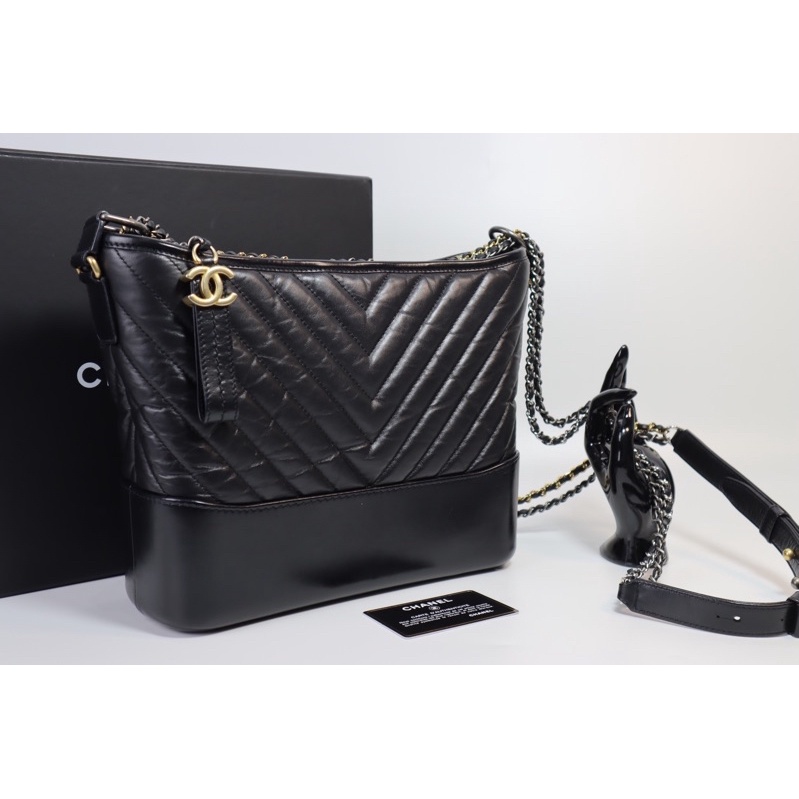 🔥 Sale : 169,990 Baht 🔥 #CS11307 Used : “ C H A N E L – Gabrielle Chevron New M. (Holo29=2020) ’’ ๐ 