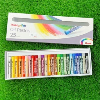 สีชอล์คเพนเทล 25 สี Oil Pastels