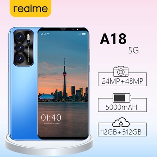 OPPQ A18 (24+48MP) โทรศัพท์มือถือ จอ 6.5 นิ้ว รองรับ 5G