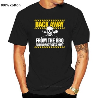 [S-5XL] ใหม่ เสื้อยืดลําลอง แขนสั้น พิมพ์ลาย Back Away From The Bbq Smoker Fathers Day Birthday สําหรับผู้ชาย Lfmhpa58Hk