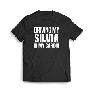 เสื้อผ้าผชเสื้อยืด พิมพ์ลาย My Silvia Is My Cardio สําหรับขับรถS-5XL