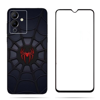 สําหรับ The Avengers Spider Man เคส Infinix Note 12 Pro 5G เคส ฟิล์มกระจกนิรภัย เคสป้องกัน