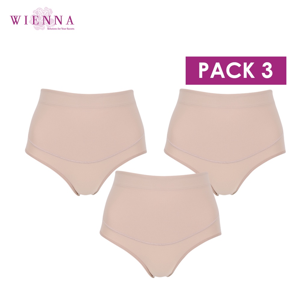 WIENNA PANTS DY13124 DY13125 แพ้นท์เวียนนา กางเกงกึ่งสเตย์ขากลม เอวสูง กระชับปานกลาง สีดำ สีนู้ด สีเทา สีน้ำตาล Pack3