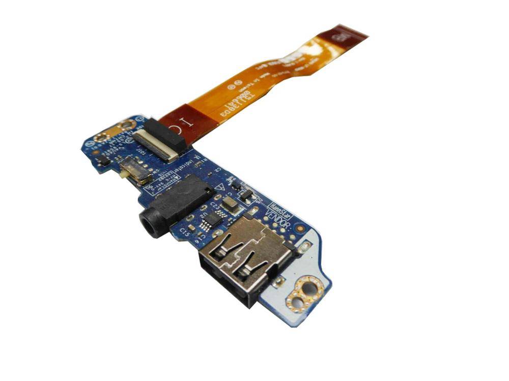 สําหรับ Dell Latitude E7440 บอร์ดเสียง USB W สาย LS-9591P H65F0 0H65F0 0RF1X0