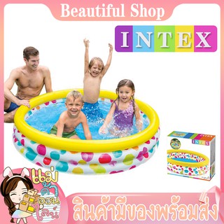 INTEX สระว่ายน้ำเป่าลม Swimming pool สระน้ำ สระเป่าลม  สระว่ายน้ำเด็กเล็ก สระว่ายน้ำ สระว่ายน้ำผู้ใหญ่ สระเล่นน้ำ