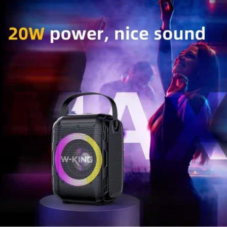 W-king ⚡️FLASH SALE⚡️(ราคาพิเศษ) New T9Mini กำลังขับ 20W ลำโพงBluetooth5.0 Speaker พกพาสะดวก ลําโพงต