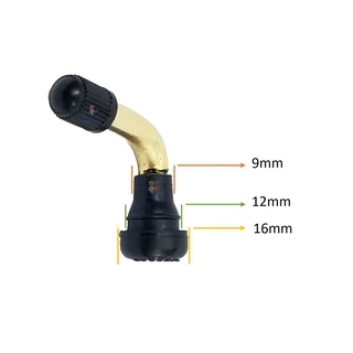 จุ๊บเติมลม PVR50 สำหรับ ยางแบบไม่มียางใน tubeless tire ยางนอก air nozzle จักรยานไฟฟ้า สกู๊ตเตอร์ไฟฟ้า E-SCOOTER E-Bike