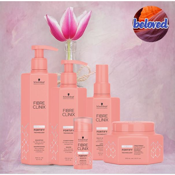 Schwarzkopf Fibre Clinix Fortify Shampoo/Conditioner/Multi-Repair Lotion/Treatment/Booster สำหรับผมแห้งเสีย เปราะขาดง่าย