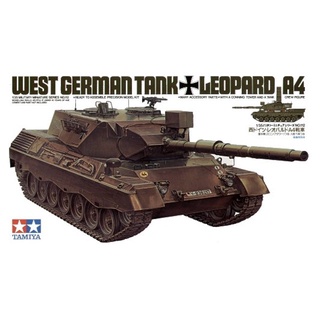 พลาสติก โมเดล ประกอบ TAMIYA สเกล 1/35 West German Tank Leopard A4 (35112)