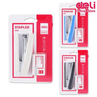 Deli 0251 #10 Stapler ชุดที่เย็บกระดาษ เบอร์ 10 (คละสี 1 ชิ้น) อุปกรณ์สำนักงาน เครื่องเขียน อุปกรณ์การเรียน แม็ก แม็ค