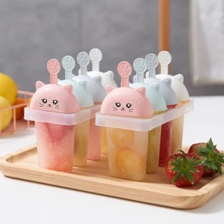 ที่ทำไอติม แม่พิมพ์ไอติม พิมพ์ไอติม พิมพ์ไอศครีม แม่พิมพ์แท่งน้ำแข็ง 4-8ช่อง