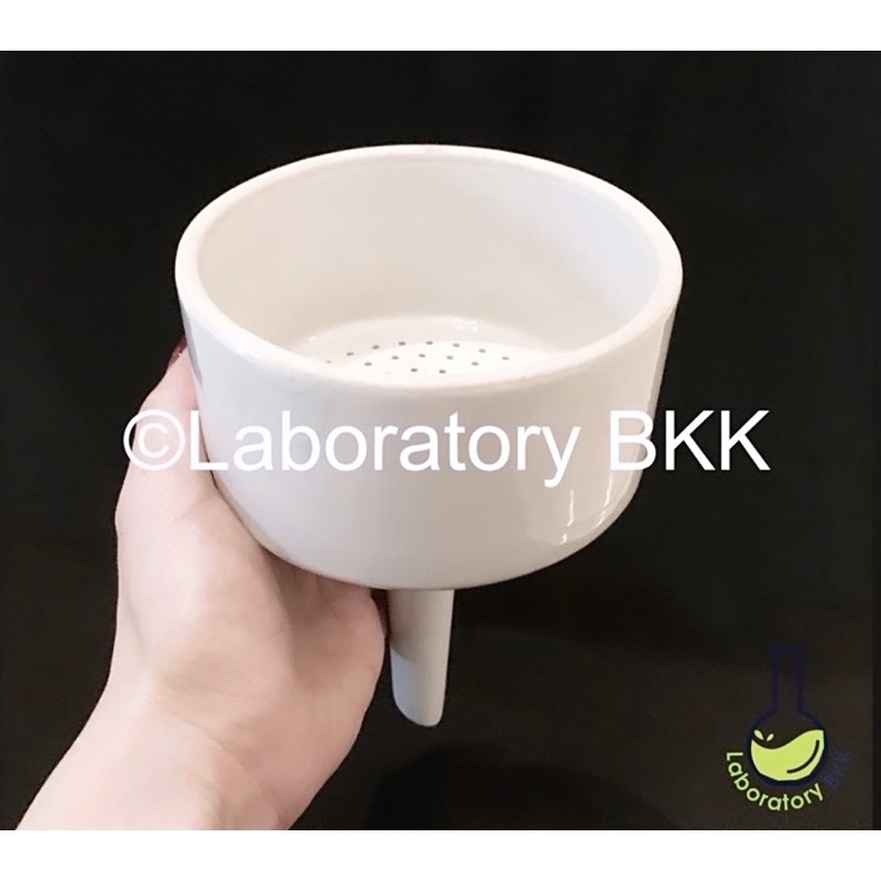 Porcelain Buchner Funnel กรวยกรองบุชเนอร์ ใช้กรองสาร คุณภาพสูง วัสดุอย่างดี หนาทนทาน กรวย
