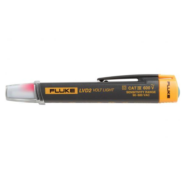 Fluke LVD2 Volt ปากกาตรวจสอบไฟไม่ต้องสัมผัส พร้อมไฟฉายLEDในตัว