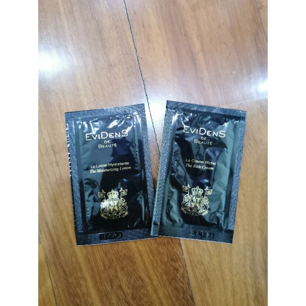 Evidens de Beaute la lotion & la cream