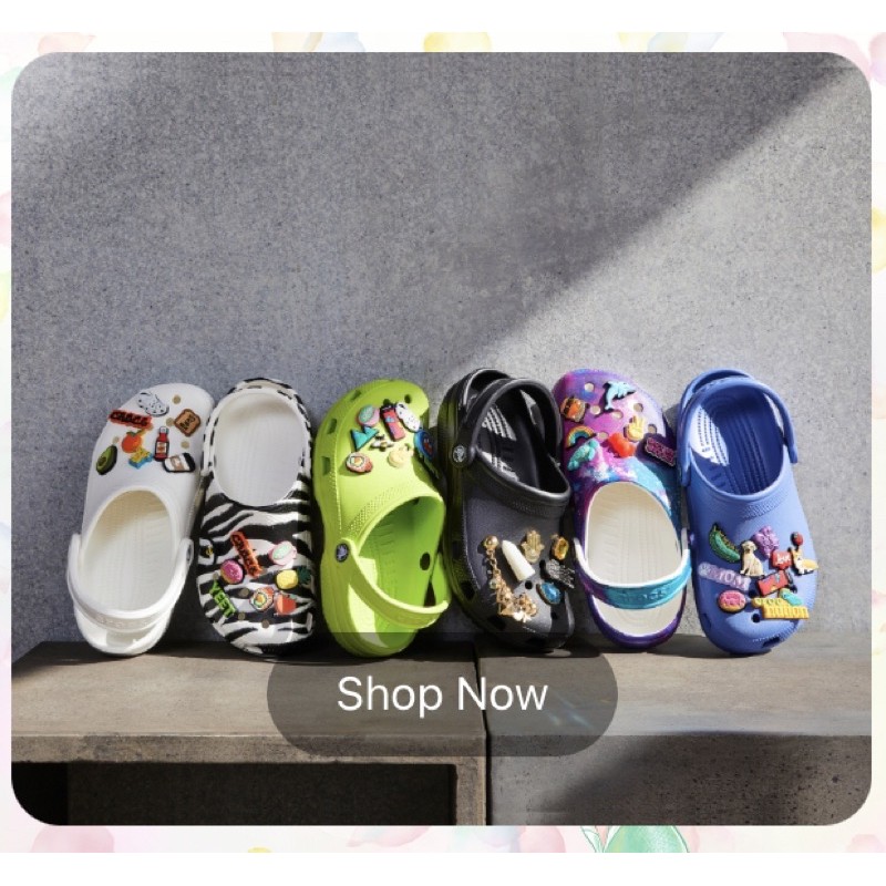 JBB 👠🌈ตัวติดรองเท้ามีรูเซต แบรนด์2 🔆🌀 Shoe Charm Set In Brand 2 งานดี ดูมีระดับ inter