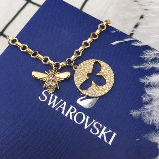 🔥พร้อมส่ง🔥Swarovskiแท้ใหม่ สร้อยคอ swarovski ของแท้ ของแท้ 100% แท้蜜蜂项链