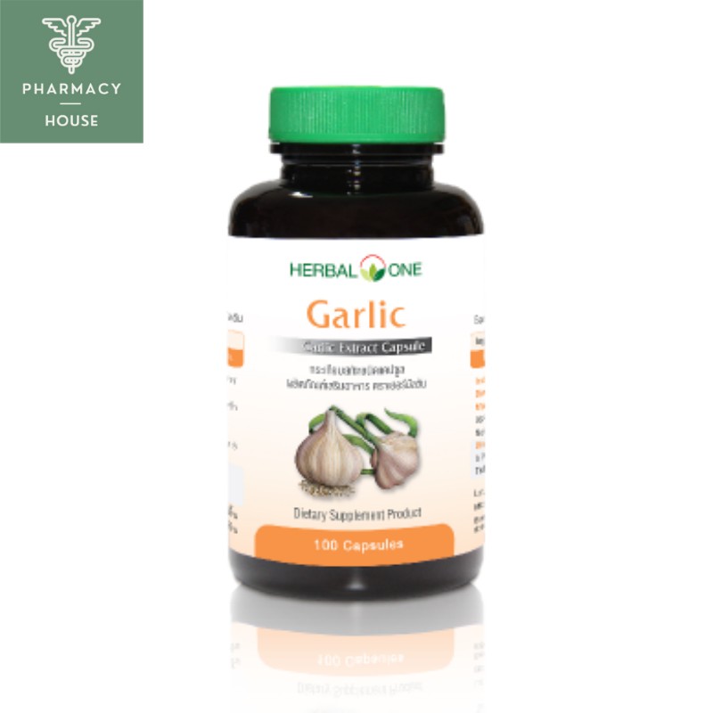 Herbal one garlic 100 capsules กระเทียม