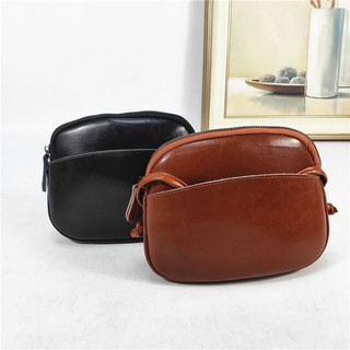 ✻♕♈กระเป๋าสะพาย Crossbody รุ่นเชลล์อัพเดตหนังข้อเสนอพิเศษเครื่องหนังหางเรียบง่ายกระเป๋าสะพายข้างใบเล็ก