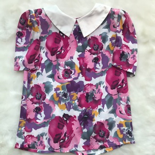 เสื้อคอปกแฟชั่น ใส่ทำงานได้ขนาดฟรีไซด์