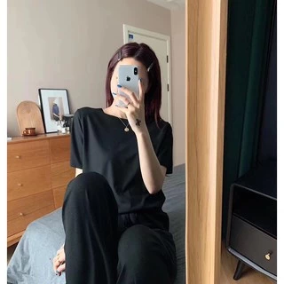 เสื้อพร้อมกางเกง ชุดเซตใส่อยู่บ้าน เสื้อยืดกางเกงขายาว มี 7 สี